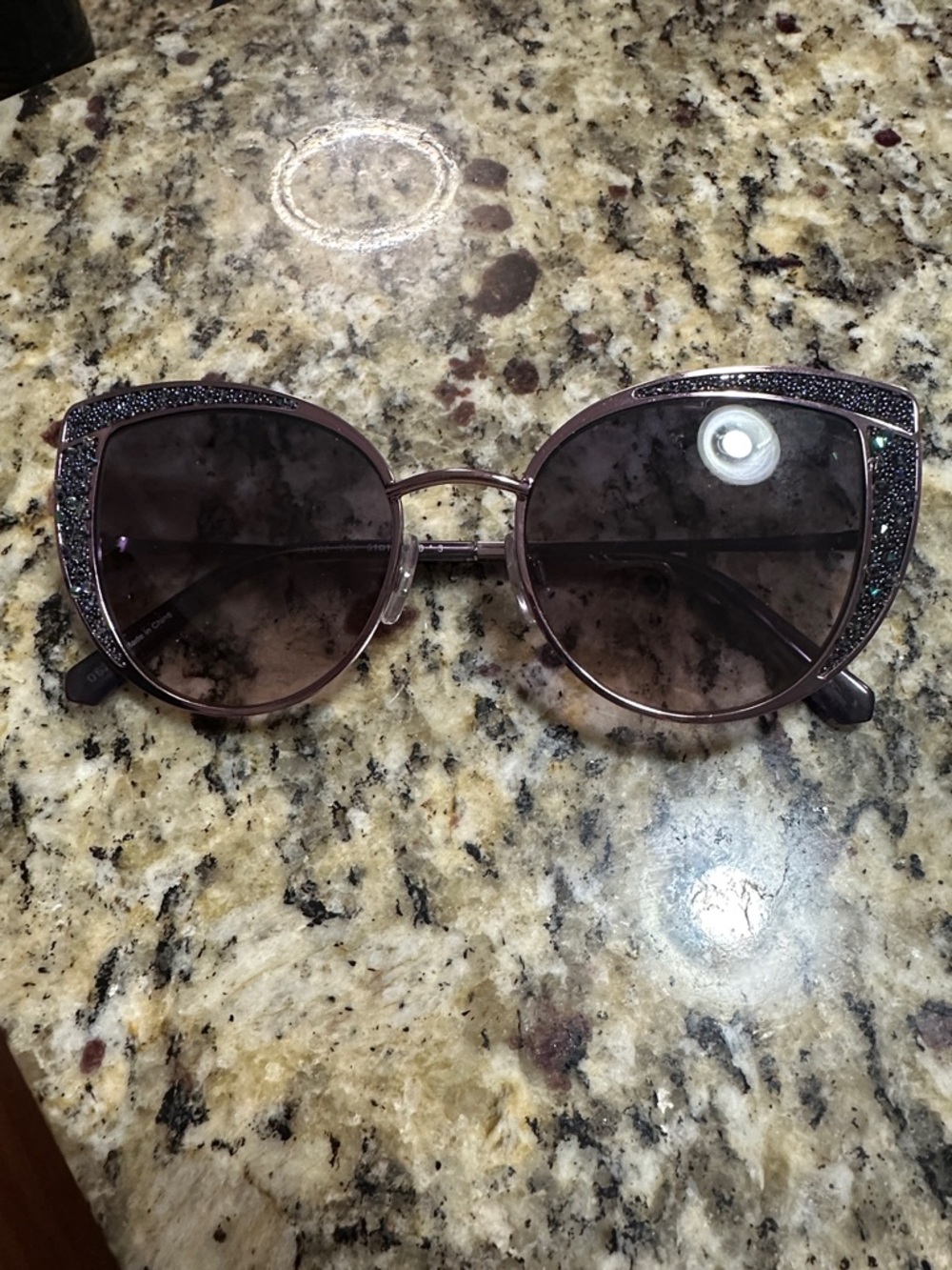 NEW Swarovski Women's Cat-Eye Sunglasses with Crystal & Glitter